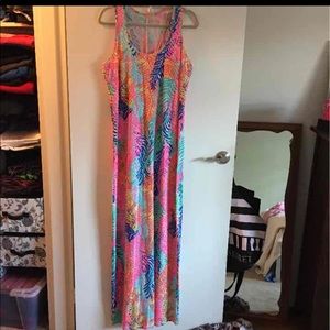 Lilly Pulitzer Electric Feel Betty Maxi Dress L